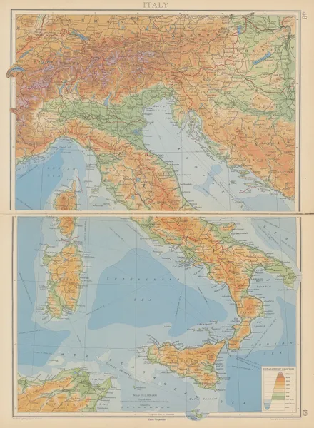 Italy av John George Bartholomew