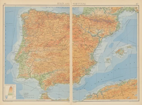 Spain and Portugal av John George Bartholomew
