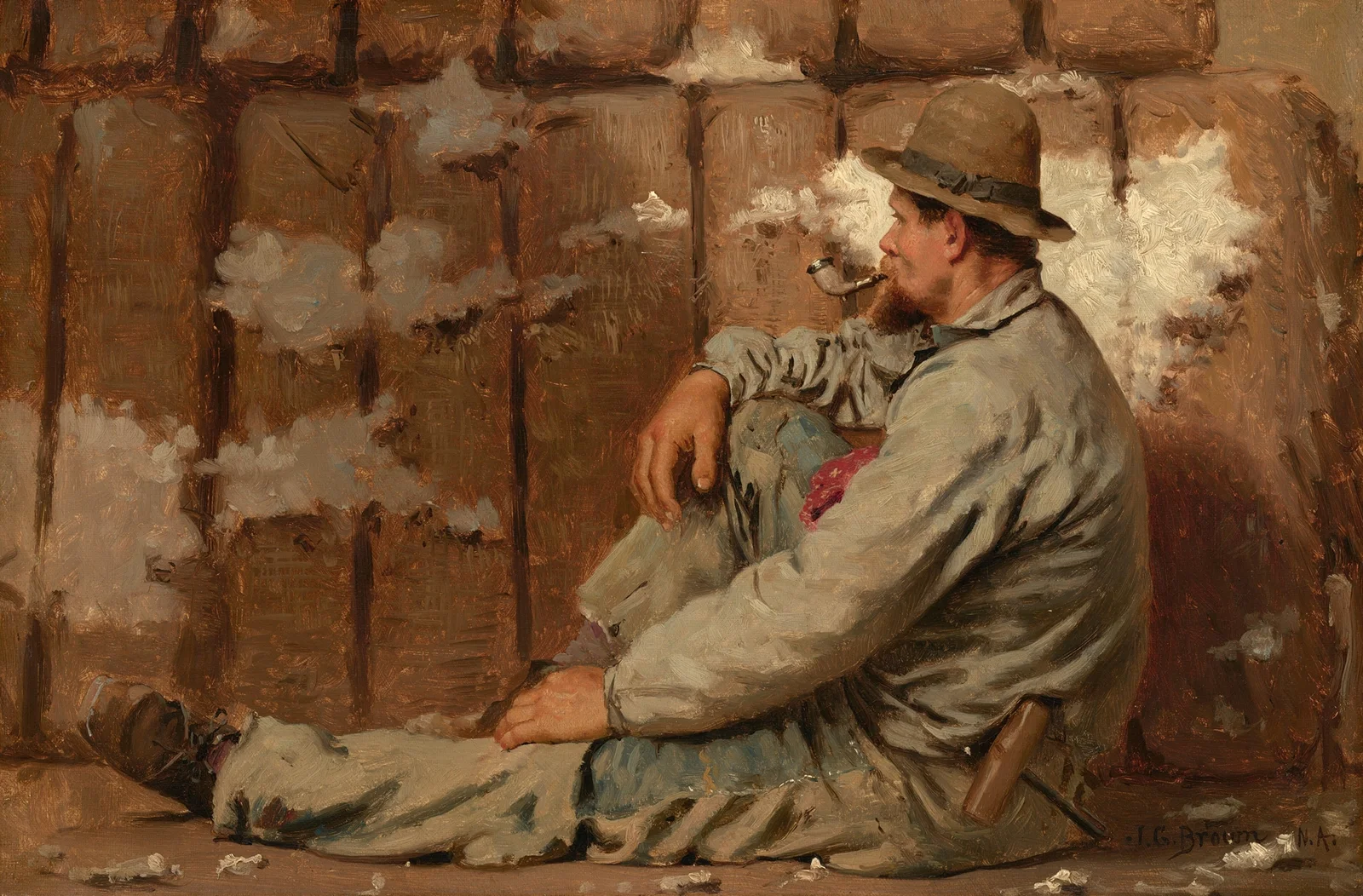 A Longshoreman av John George Brown