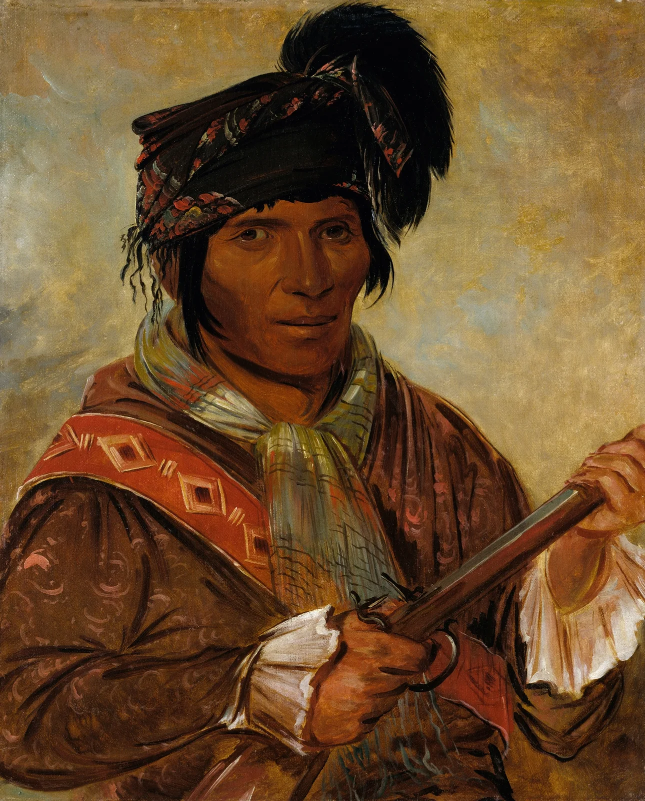 Co-Ee-Há-Jo, a Chief av George Catlin