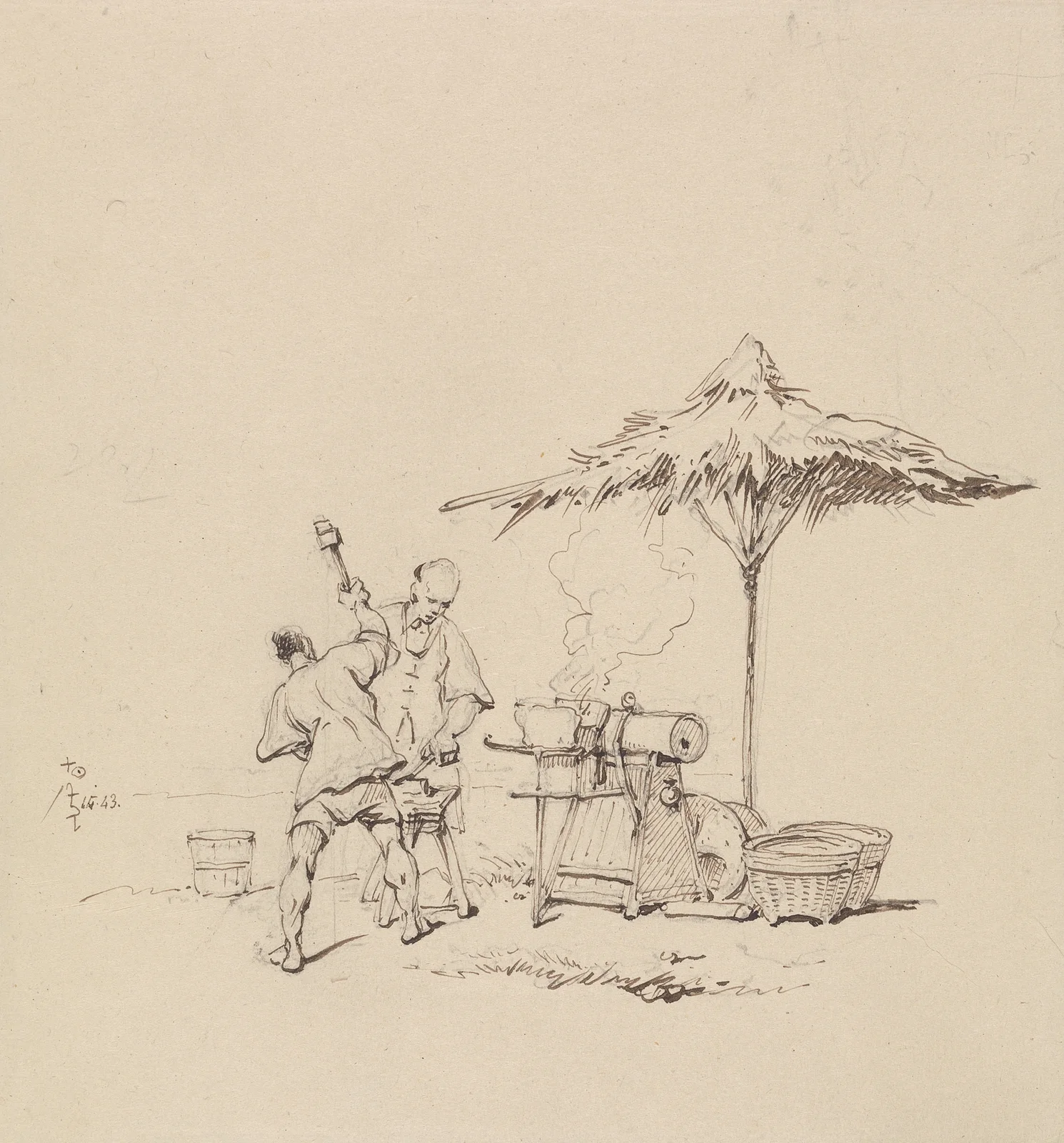 A Forge av George Chinnery