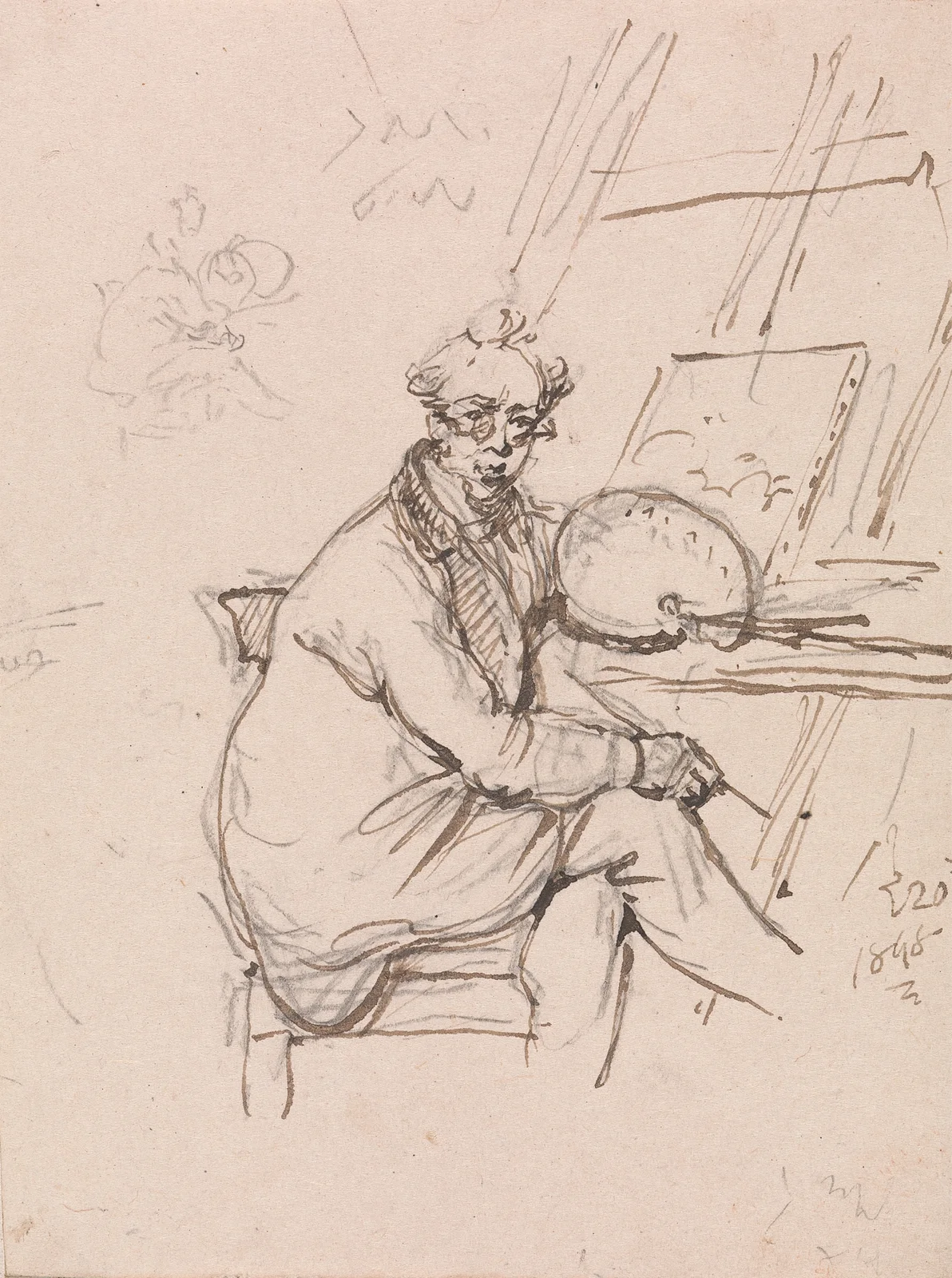 Self Portrait av George Chinnery
