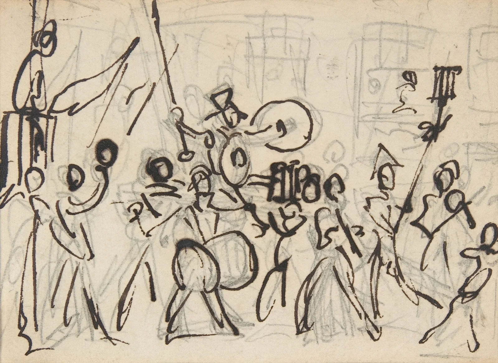 A Parade av George Cruikshank