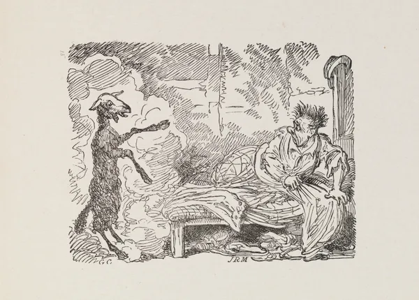 Illustrations for The Universal songster Pl.13 av George Cruikshank