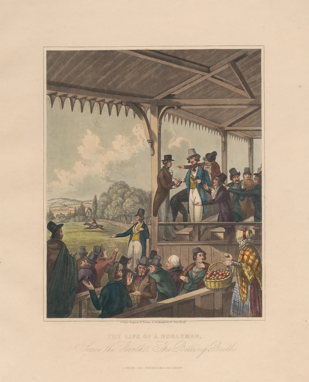 The Betting Booth av George Dawe