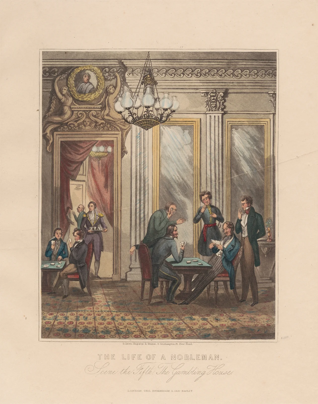 The Gambling House av George Dawe