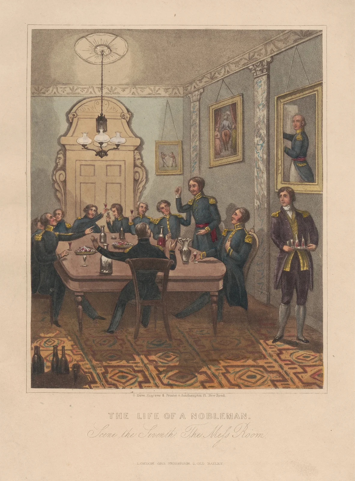 The Mess Room av George Dawe