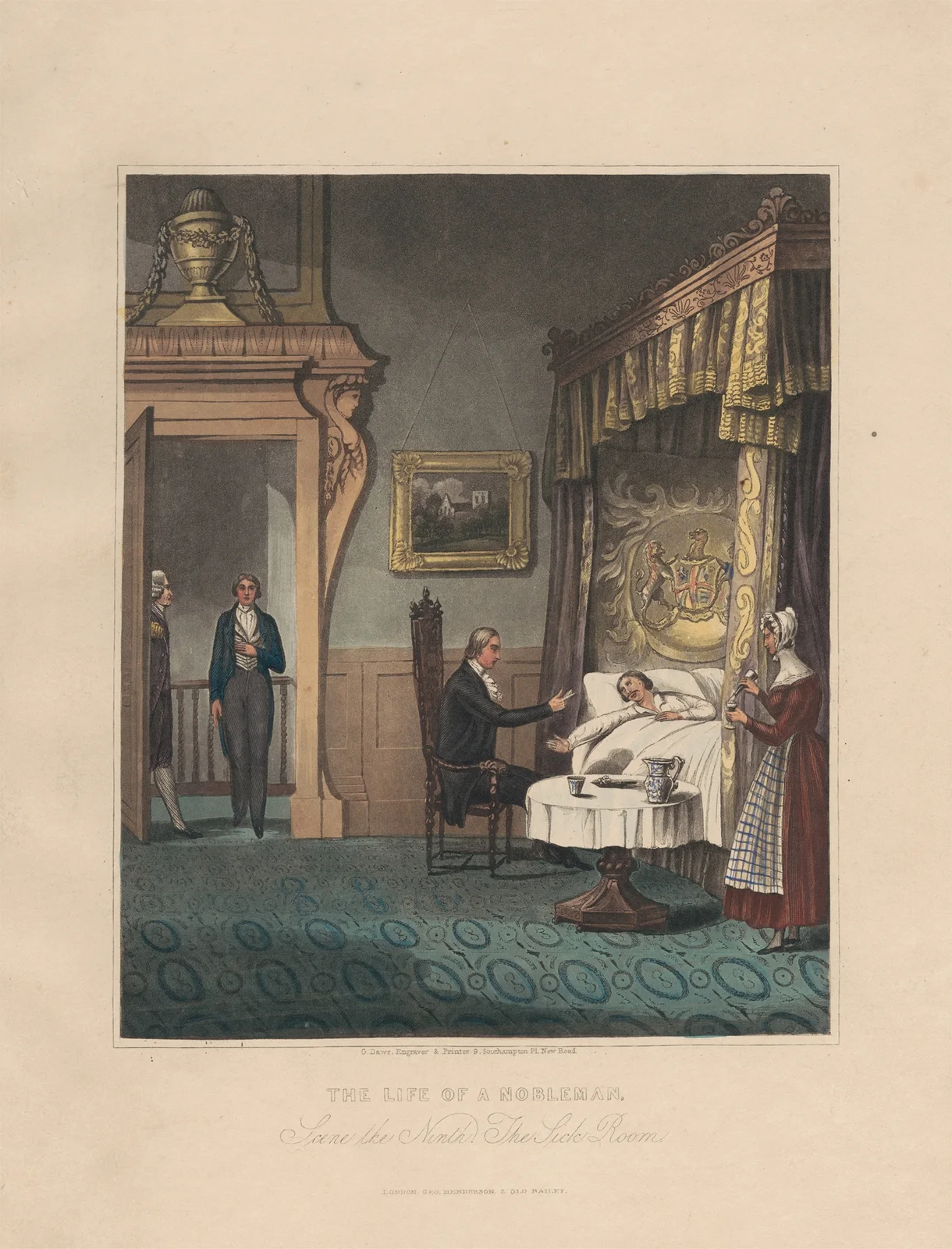 The Sick Room av George Dawe