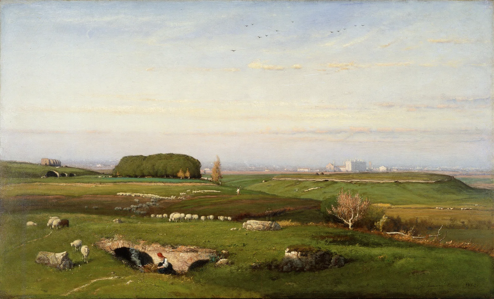 In the Roman Campagna av George Inness