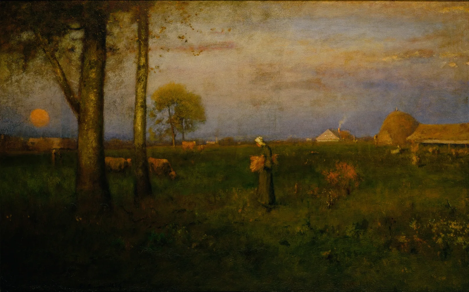 Sundown av George Inness