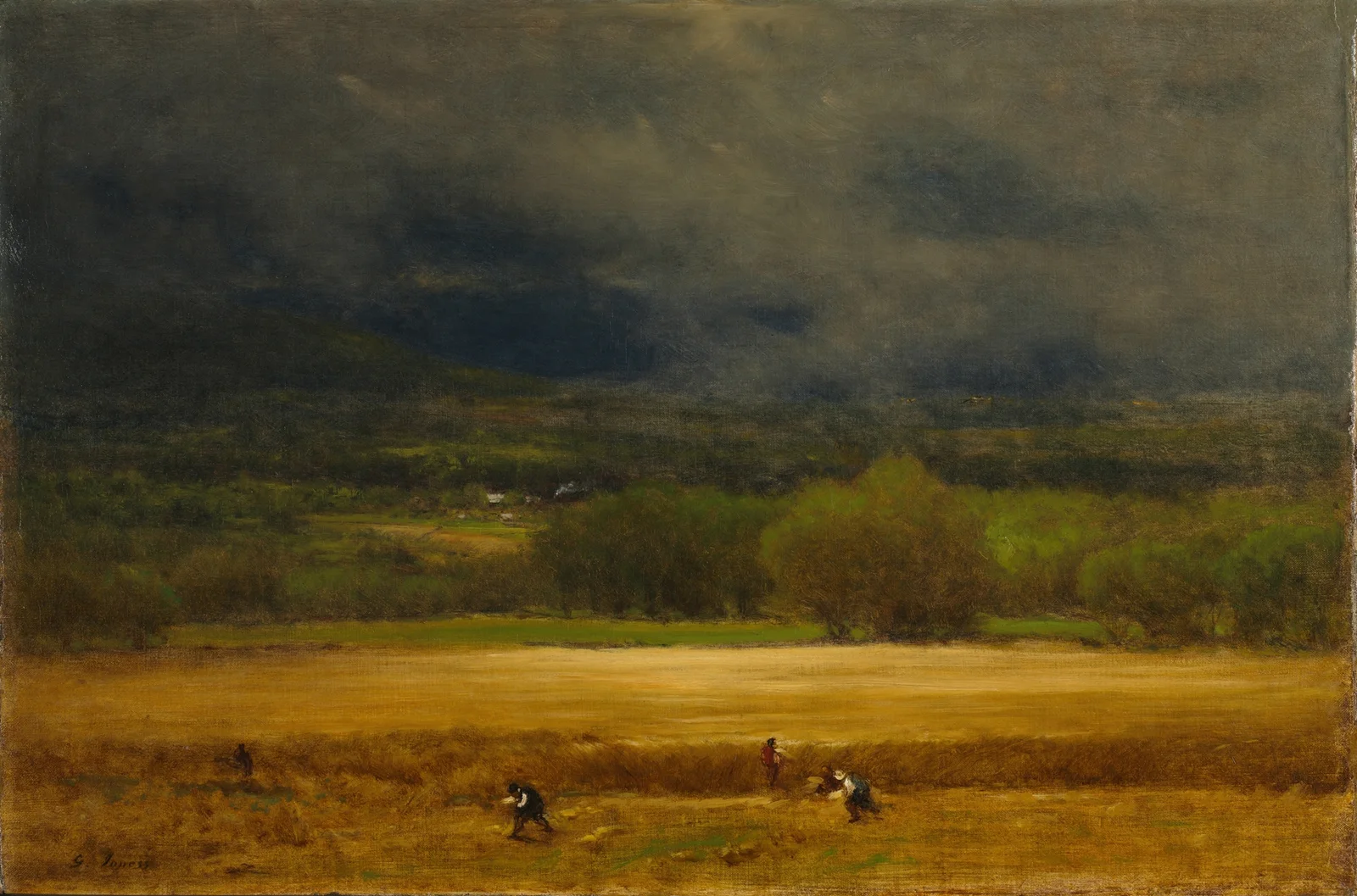 The Wheat Field av George Inness