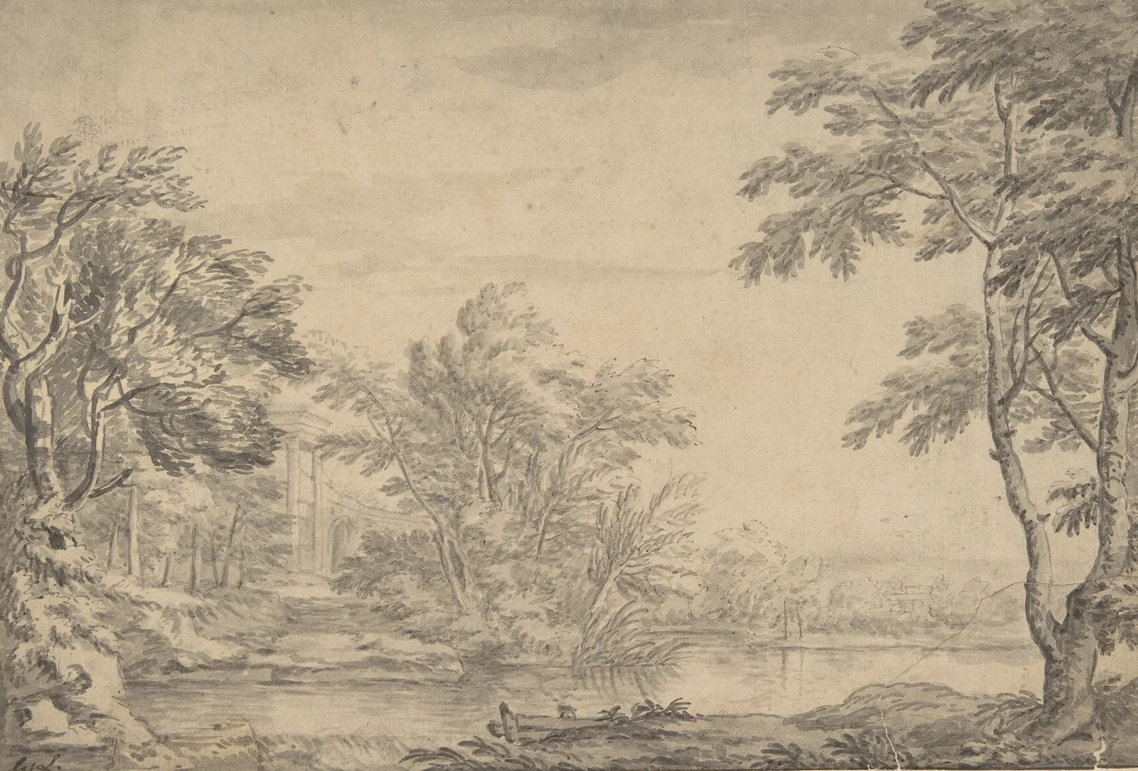Classical Landscape av George Lambert