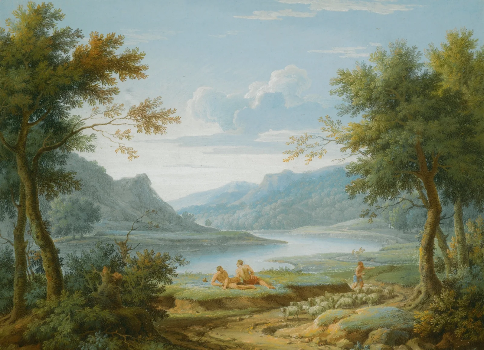 Classical Landscape av George Lambert