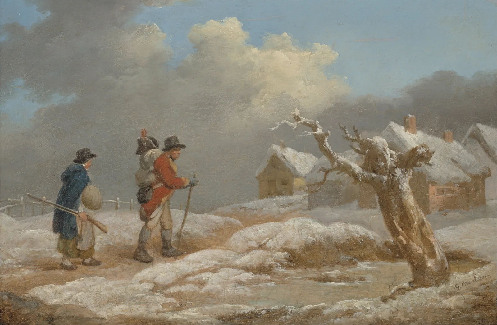 A Soldier’s Return av George Morland