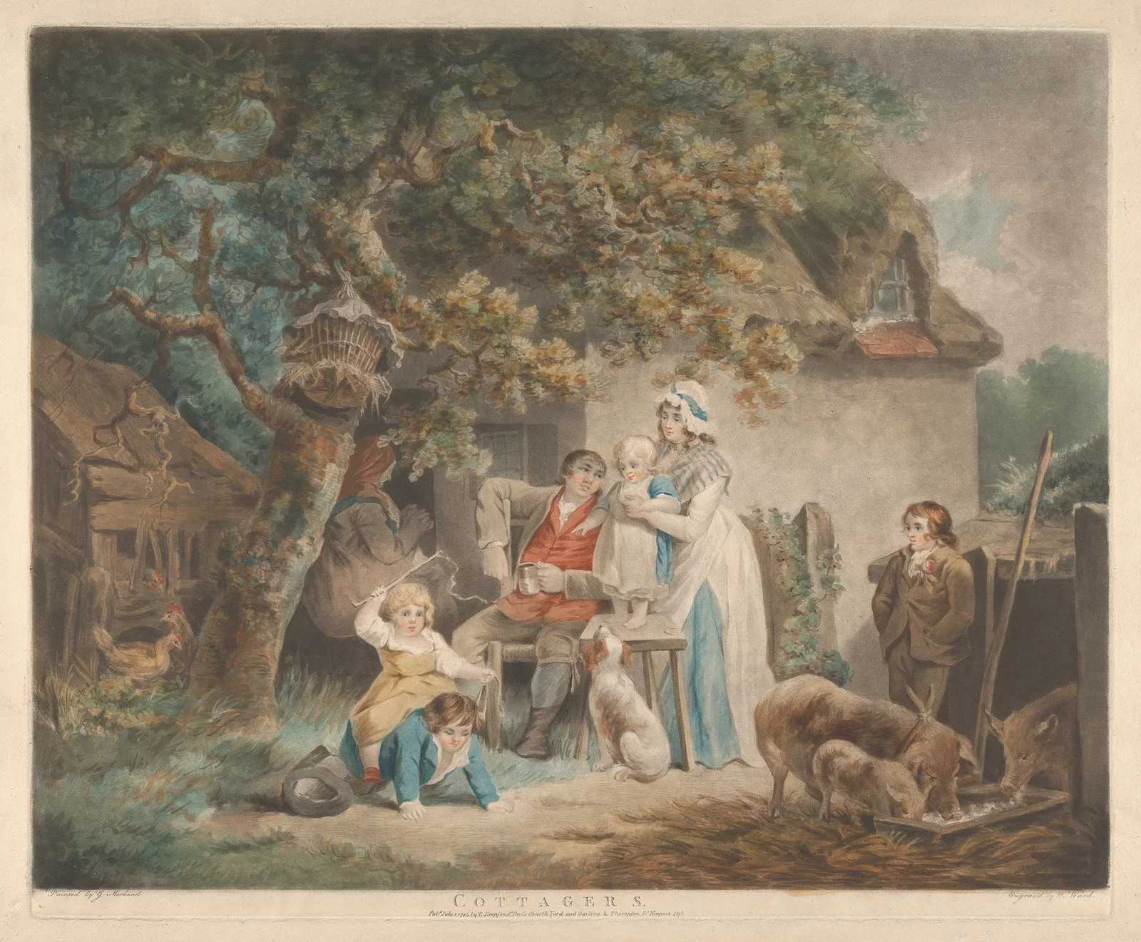 Cottagers av George Morland