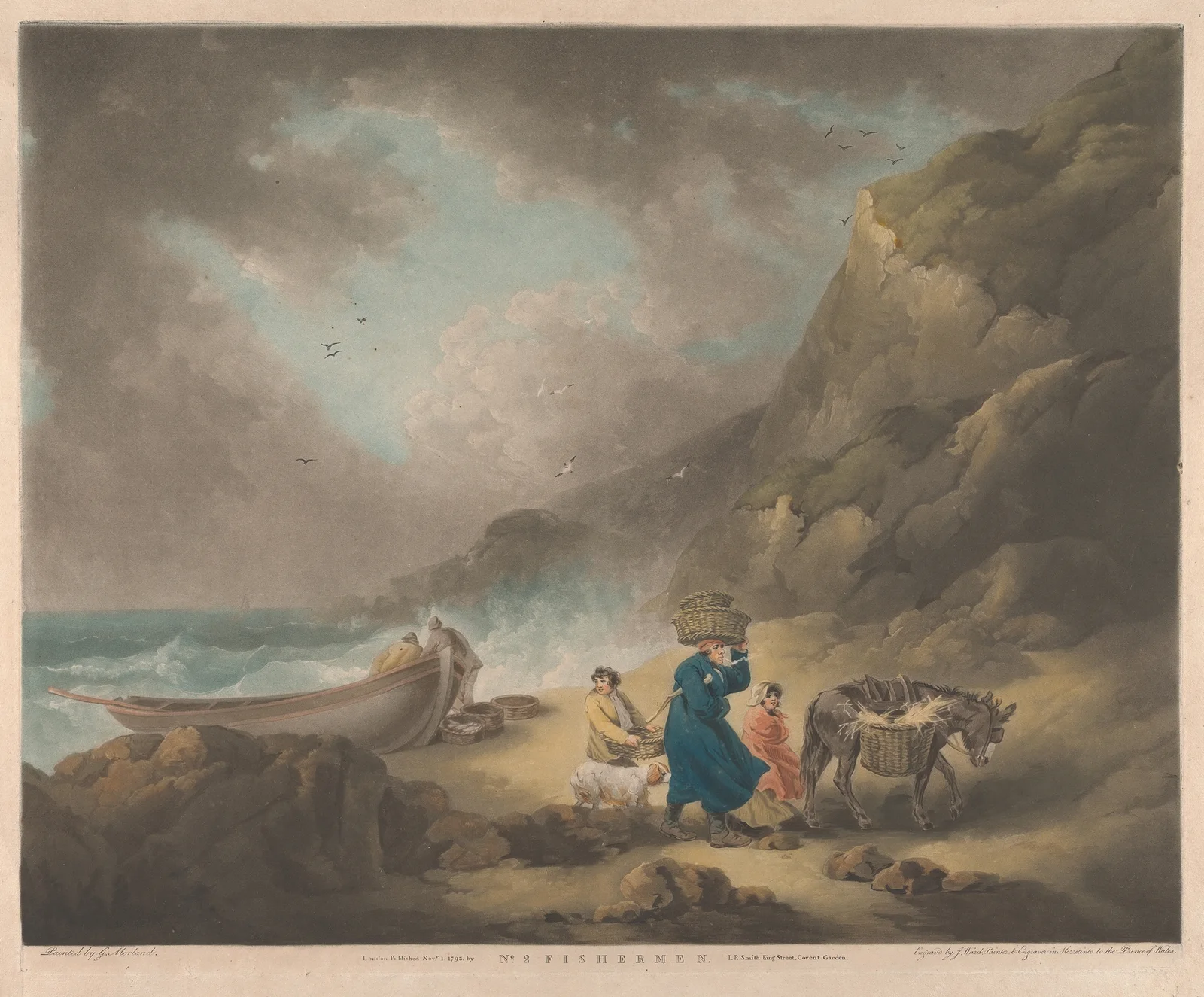 Fishermen av George Morland
