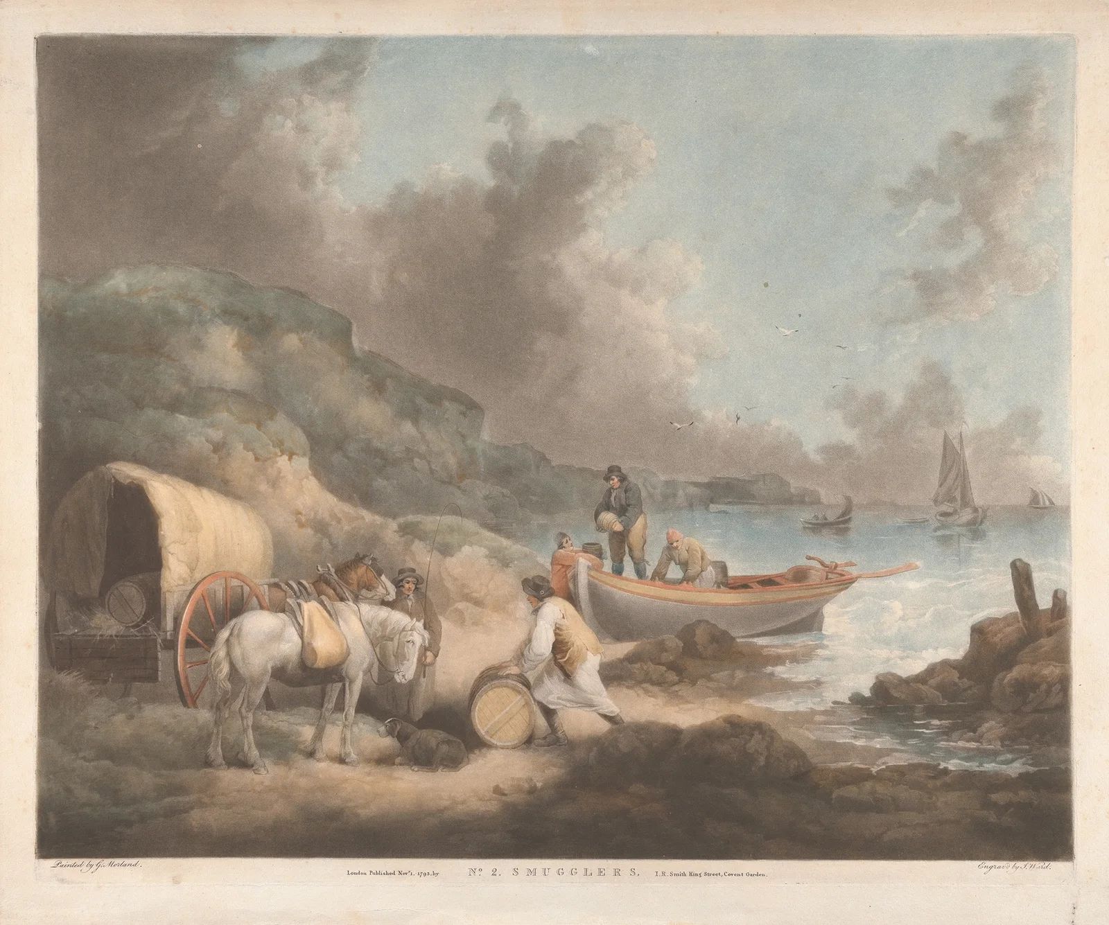 Smugglers av George Morland
