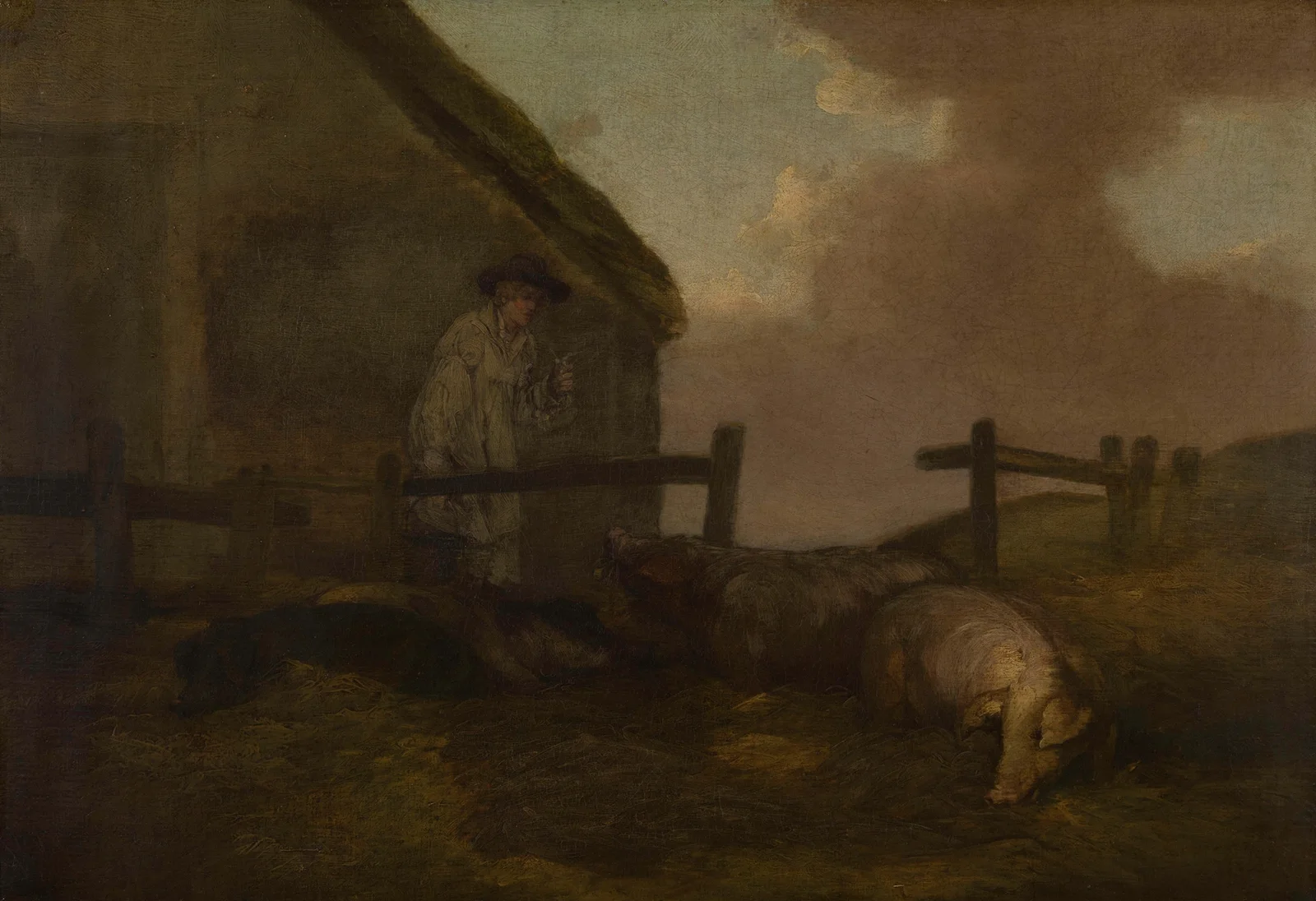 Swineherd av George Morland
