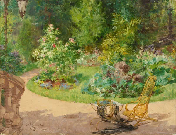 Le jardin de l’avenue d’Eylau av Georges Jeannin