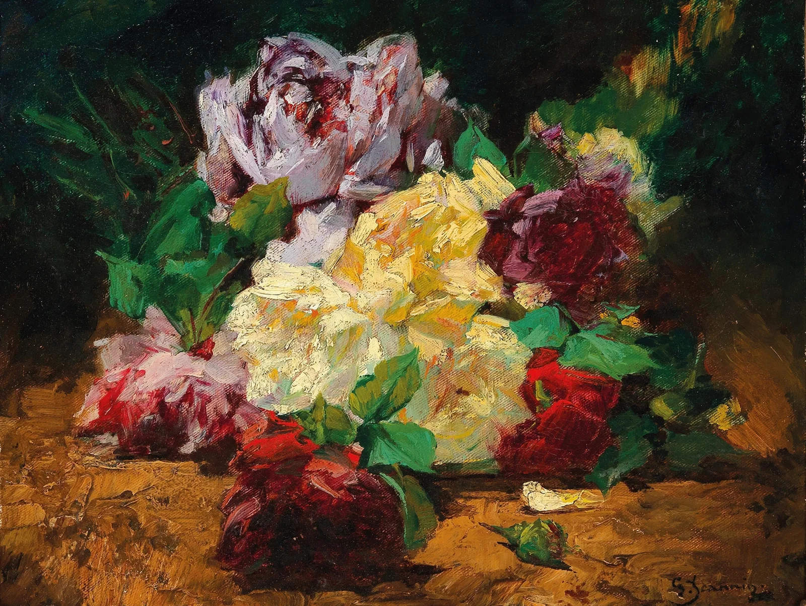 Roses II av Georges Jeannin