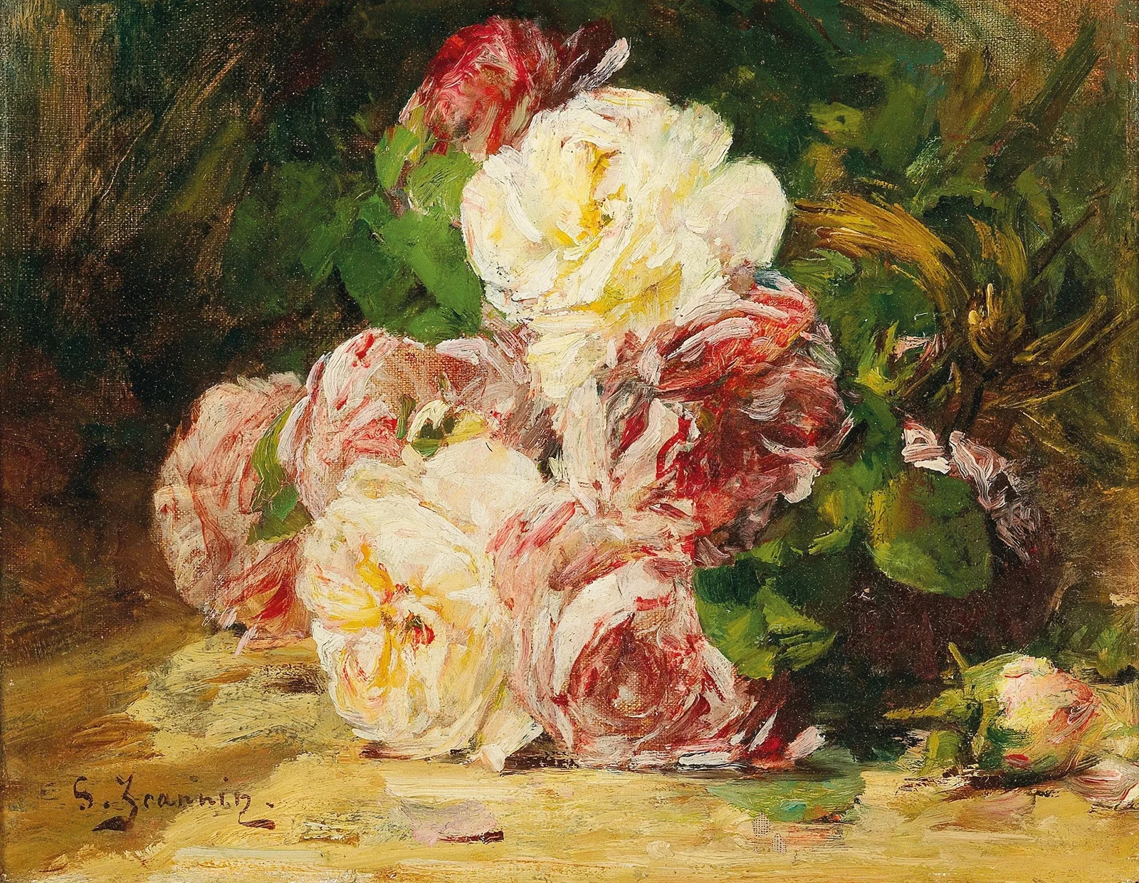 Roses V av Georges Jeannin
