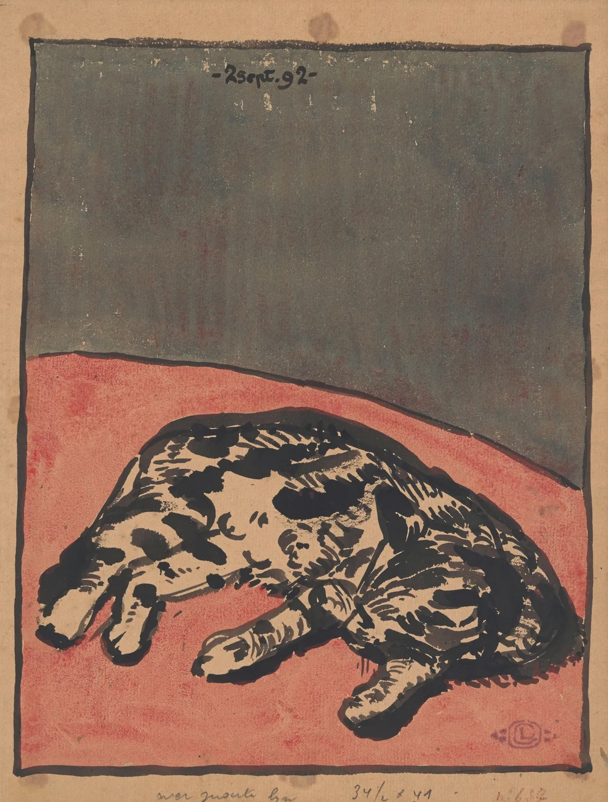 Cat av Georges Lemmen
