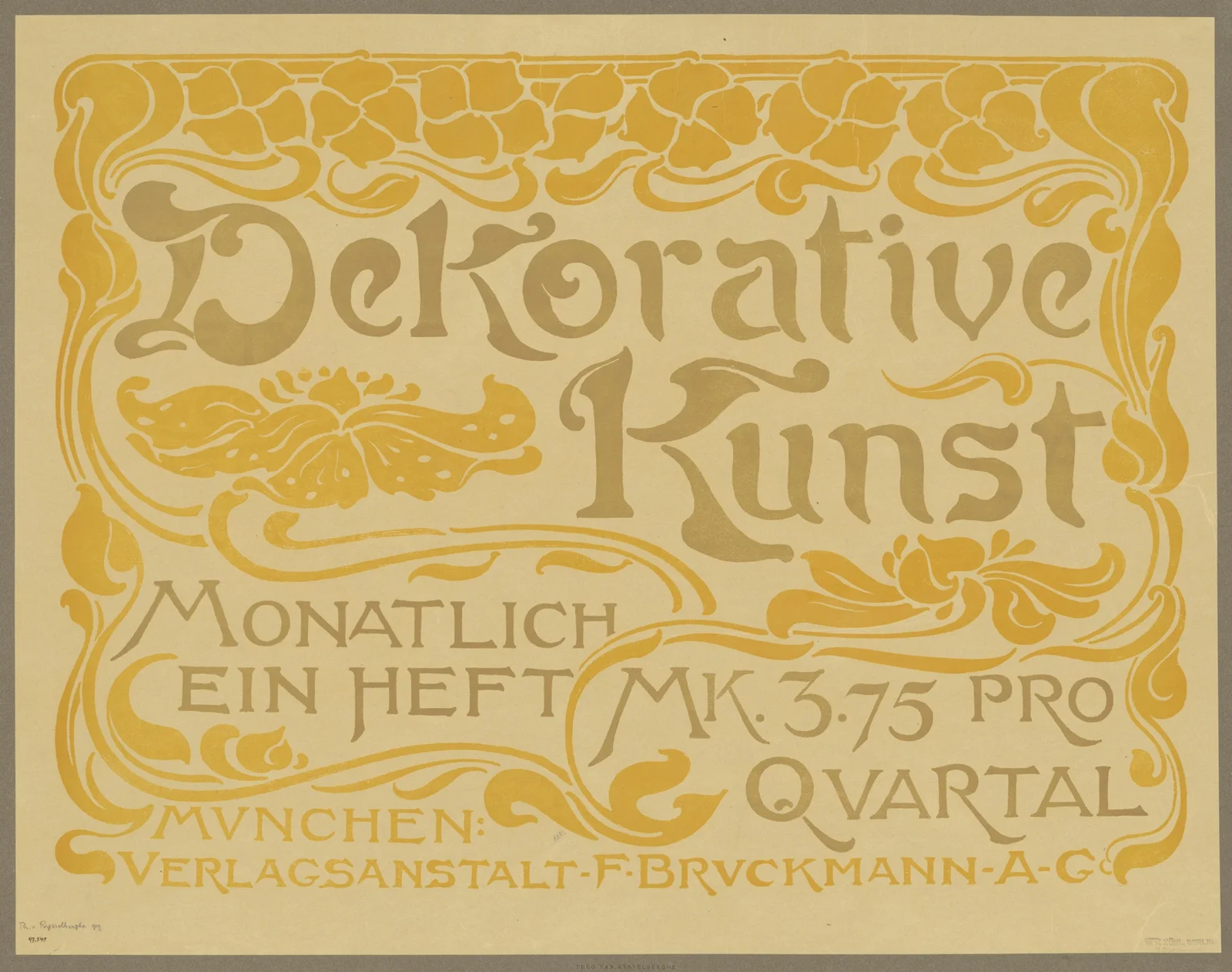 Dekorative Kunst av Georges Lemmen