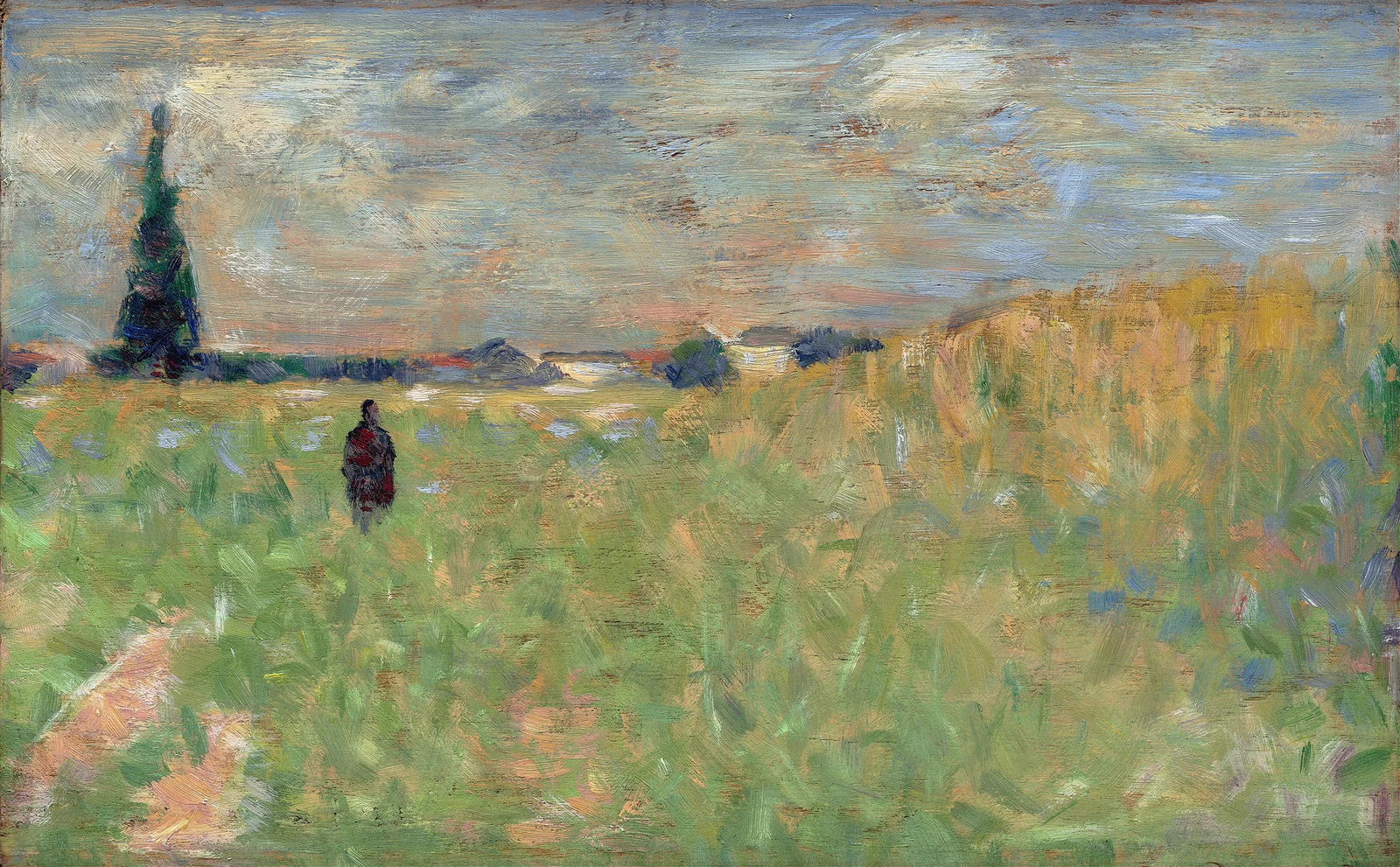 A Summer Landscape av Georges Seurat