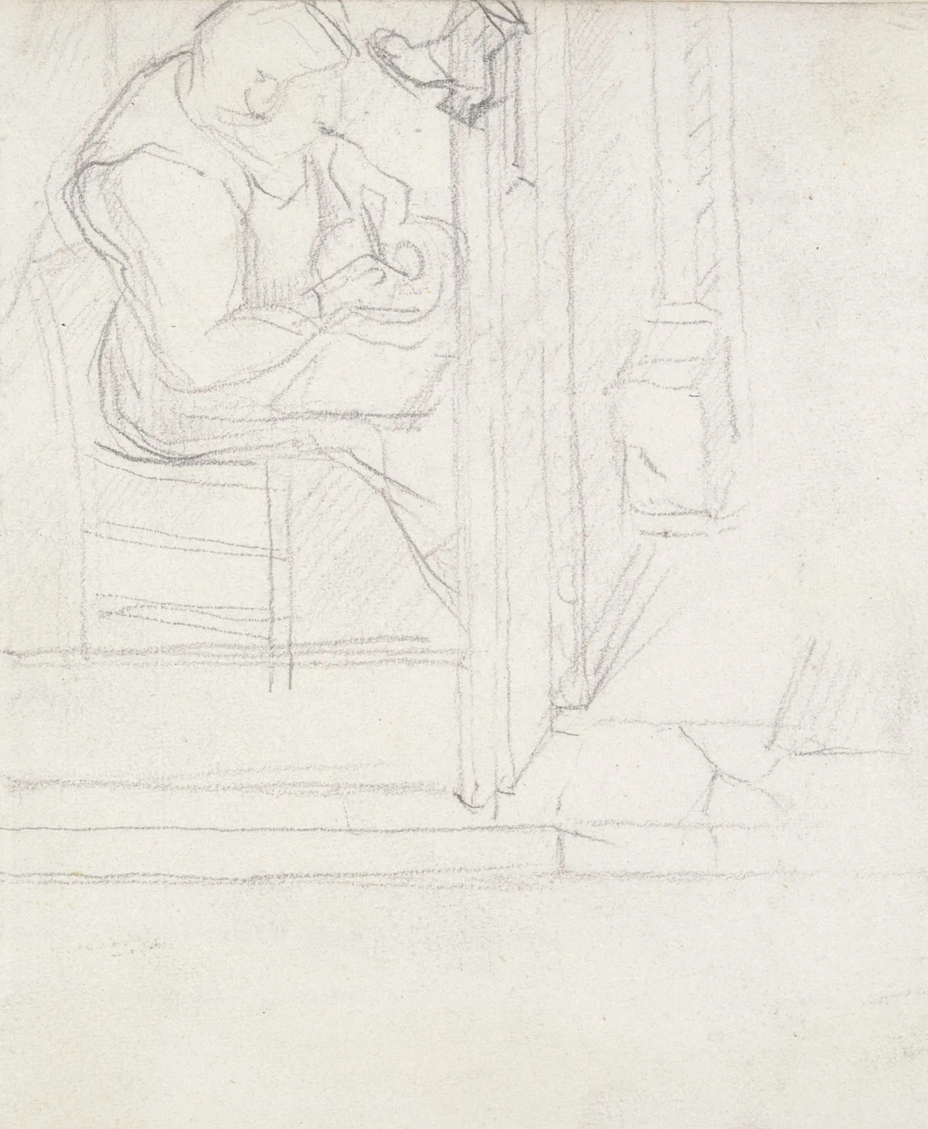 Cobbler at Work av Georges Seurat
