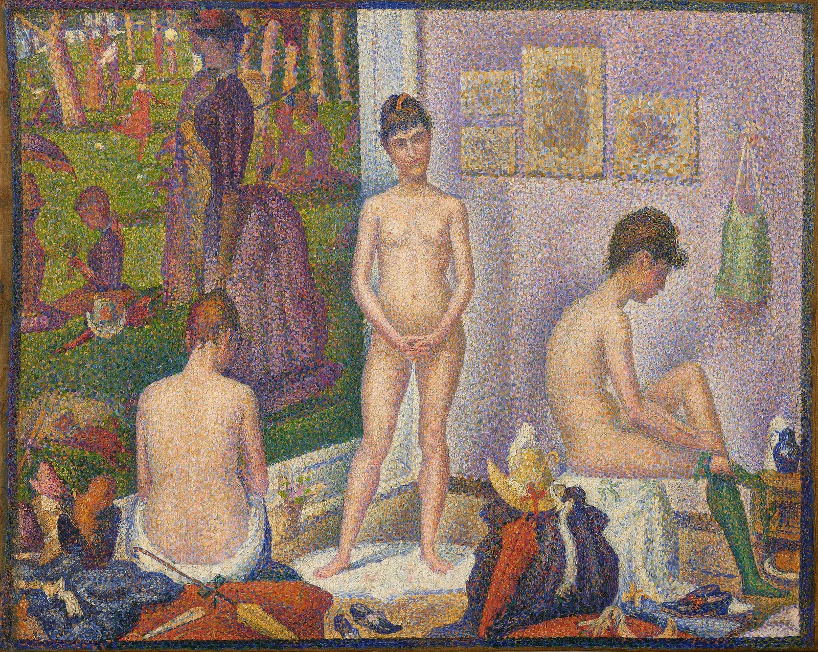 Les Poseuses, Ensemble av Georges Seurat