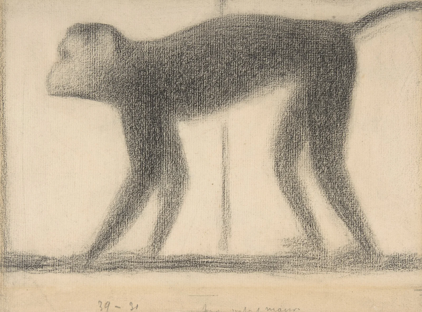 Monkey av Georges Seurat