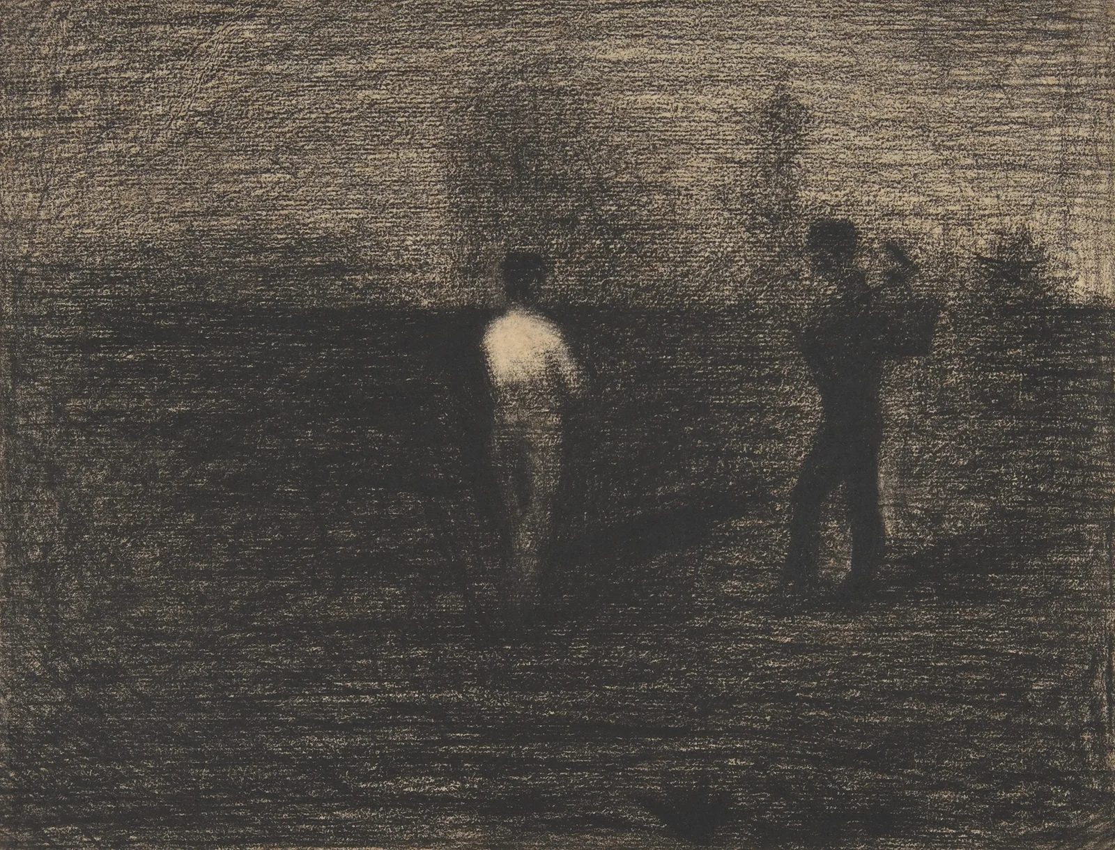 Peasants av Georges Seurat