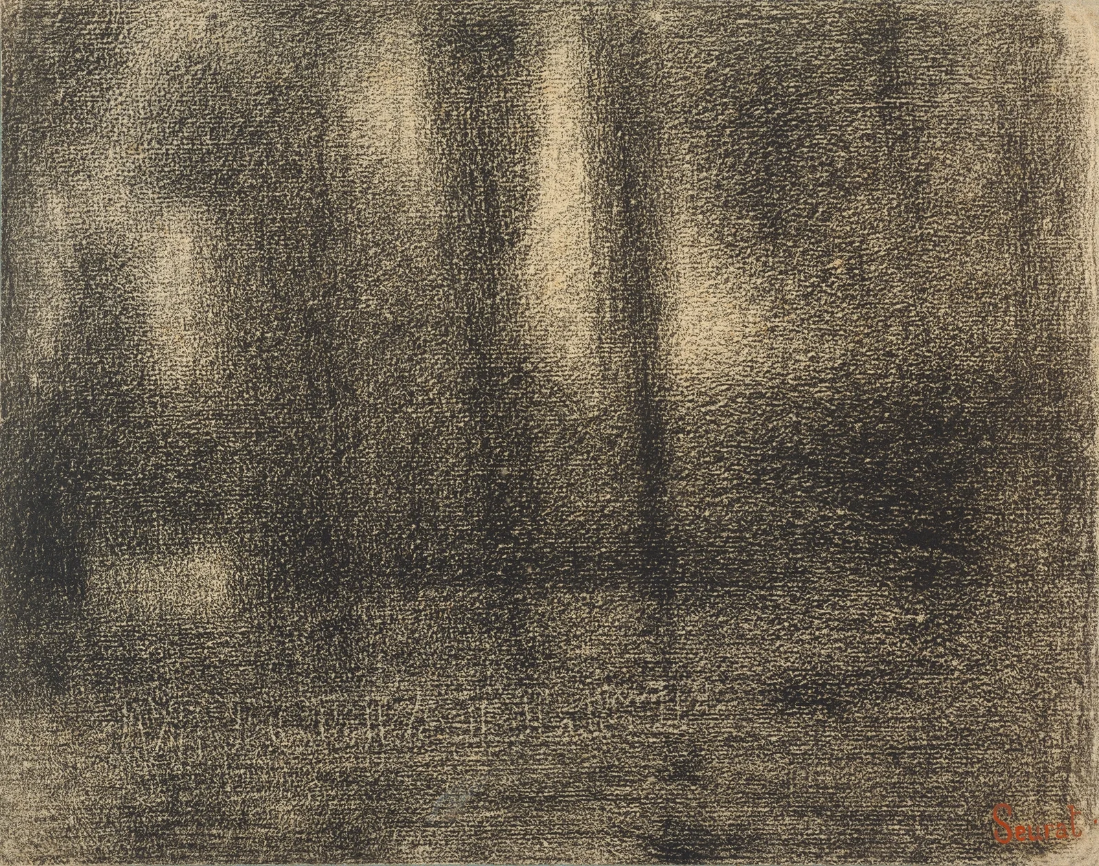 Poplars av Georges Seurat