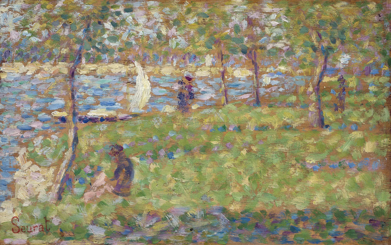 Study for La Grande Jatte av Georges Seurat