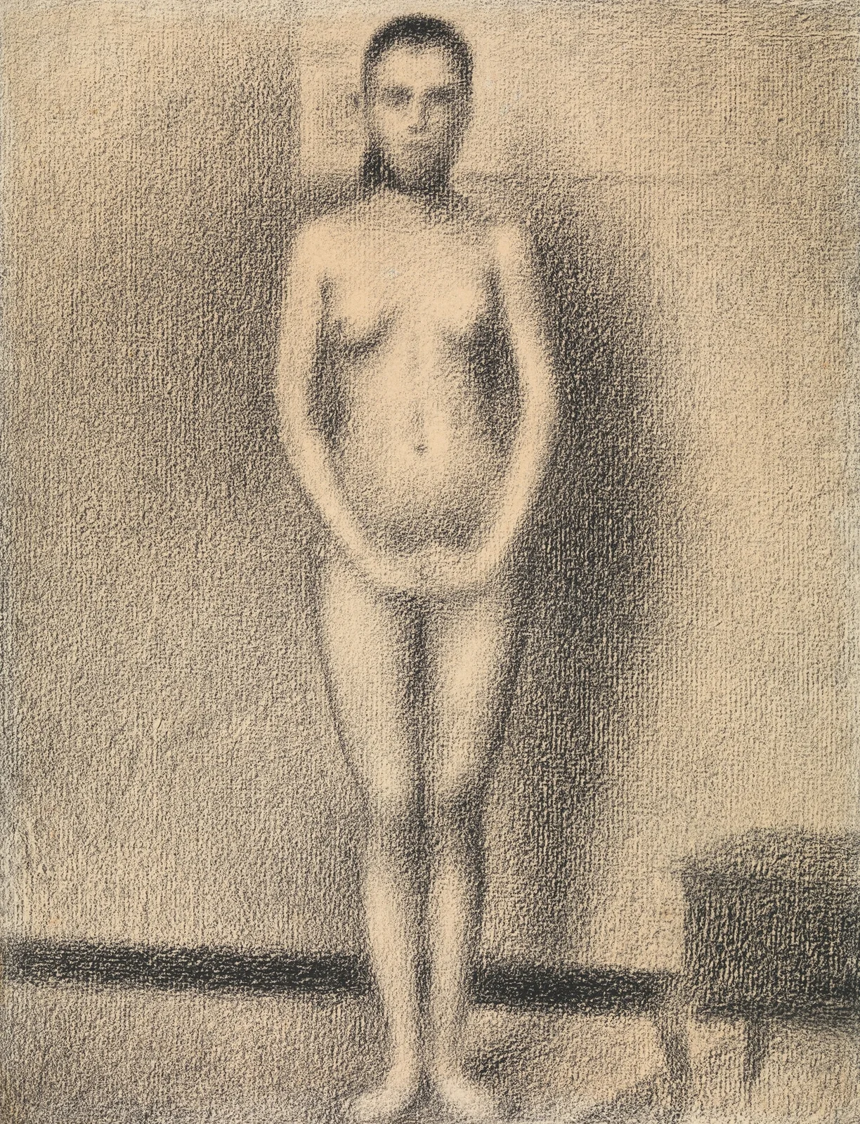 Study for ‘Poseuses’ av Georges Seurat