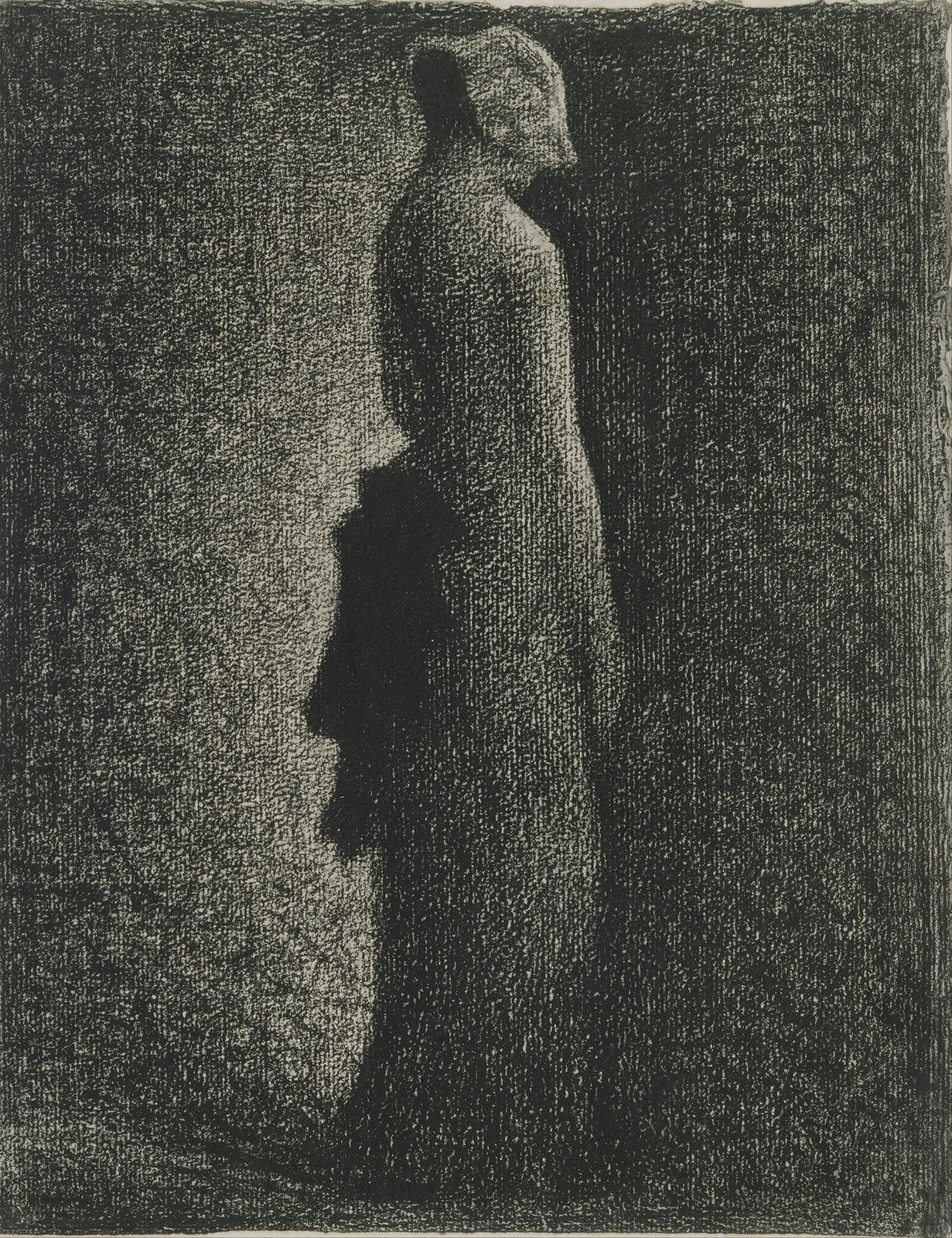 The Black Bow av Georges Seurat