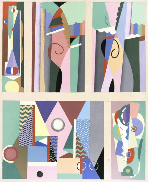 Collection decors et couleurs Pl.09 av Georges Valmier