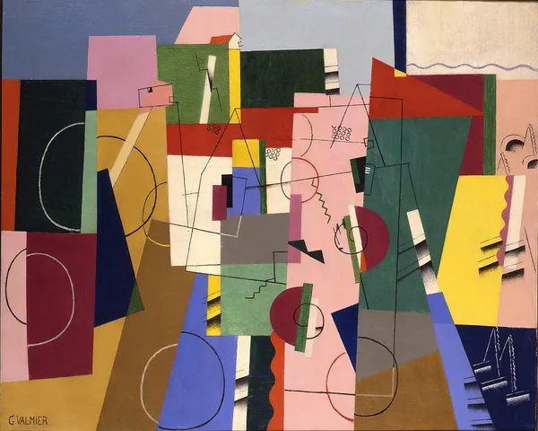 Landscape av Georges Valmier
