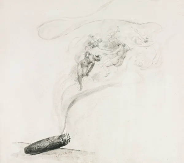 Dans la Fumé av Jehan Georges Vibert