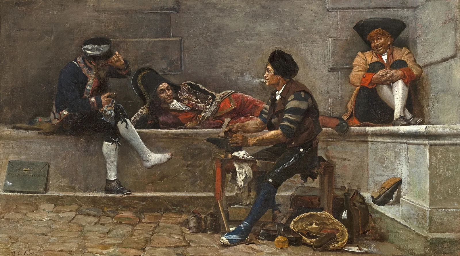 Running Repairs av Jehan Georges Vibert