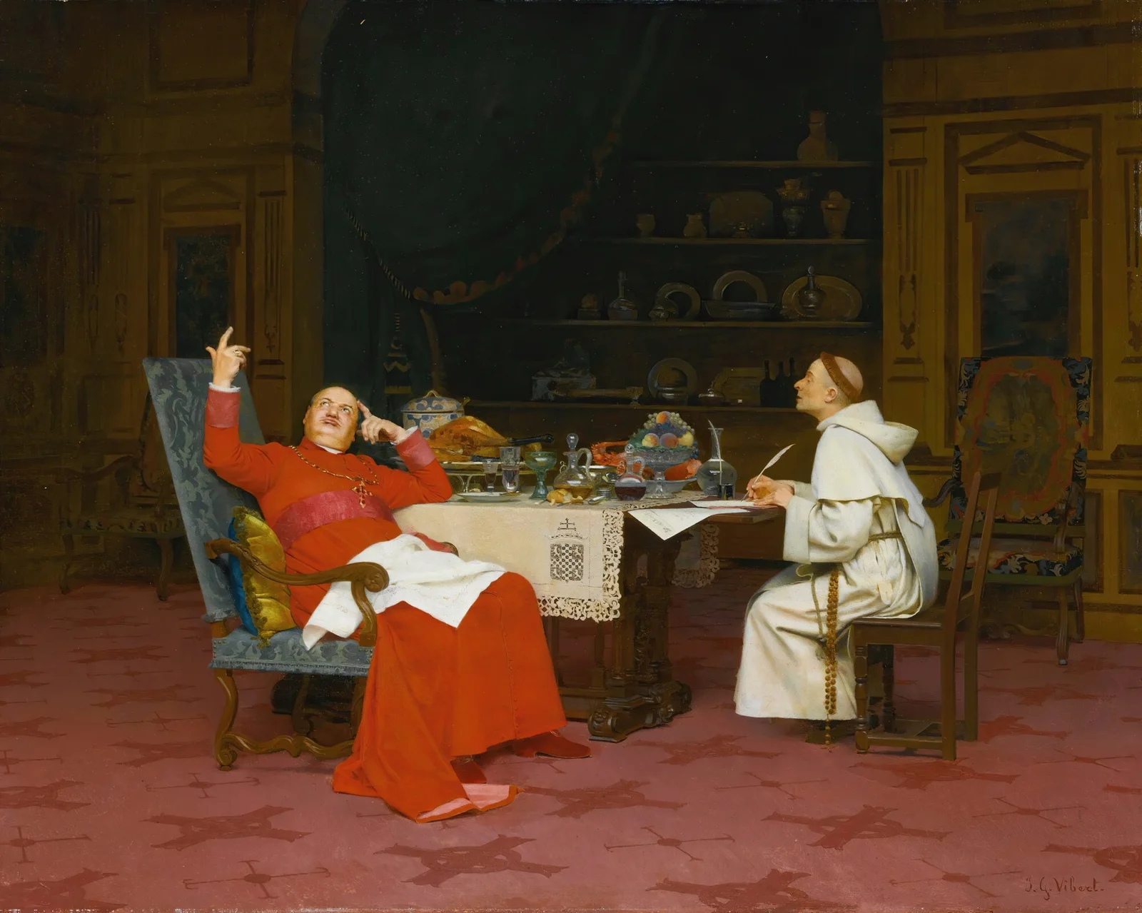 Sermon Sur L’abstinence av Jehan Georges Vibert