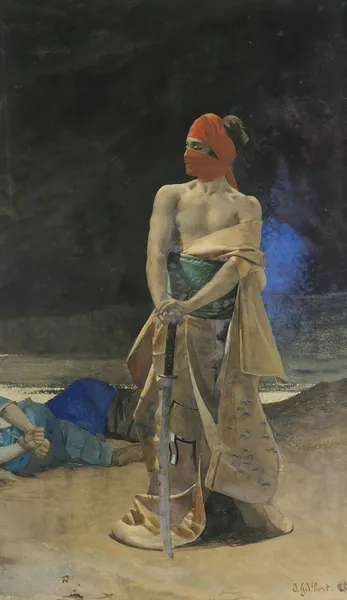 The Victorious Warrior av Jehan Georges Vibert