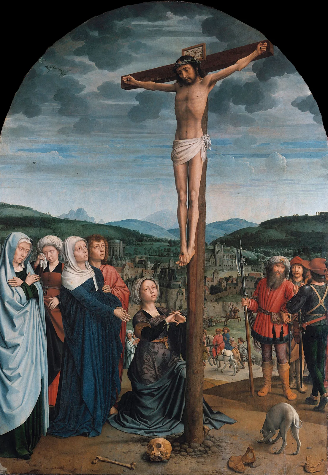 Christ on the Cross av Gerard David