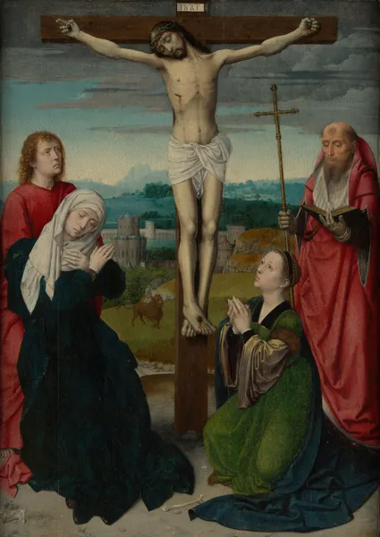 The Crucifixion av Gerard David