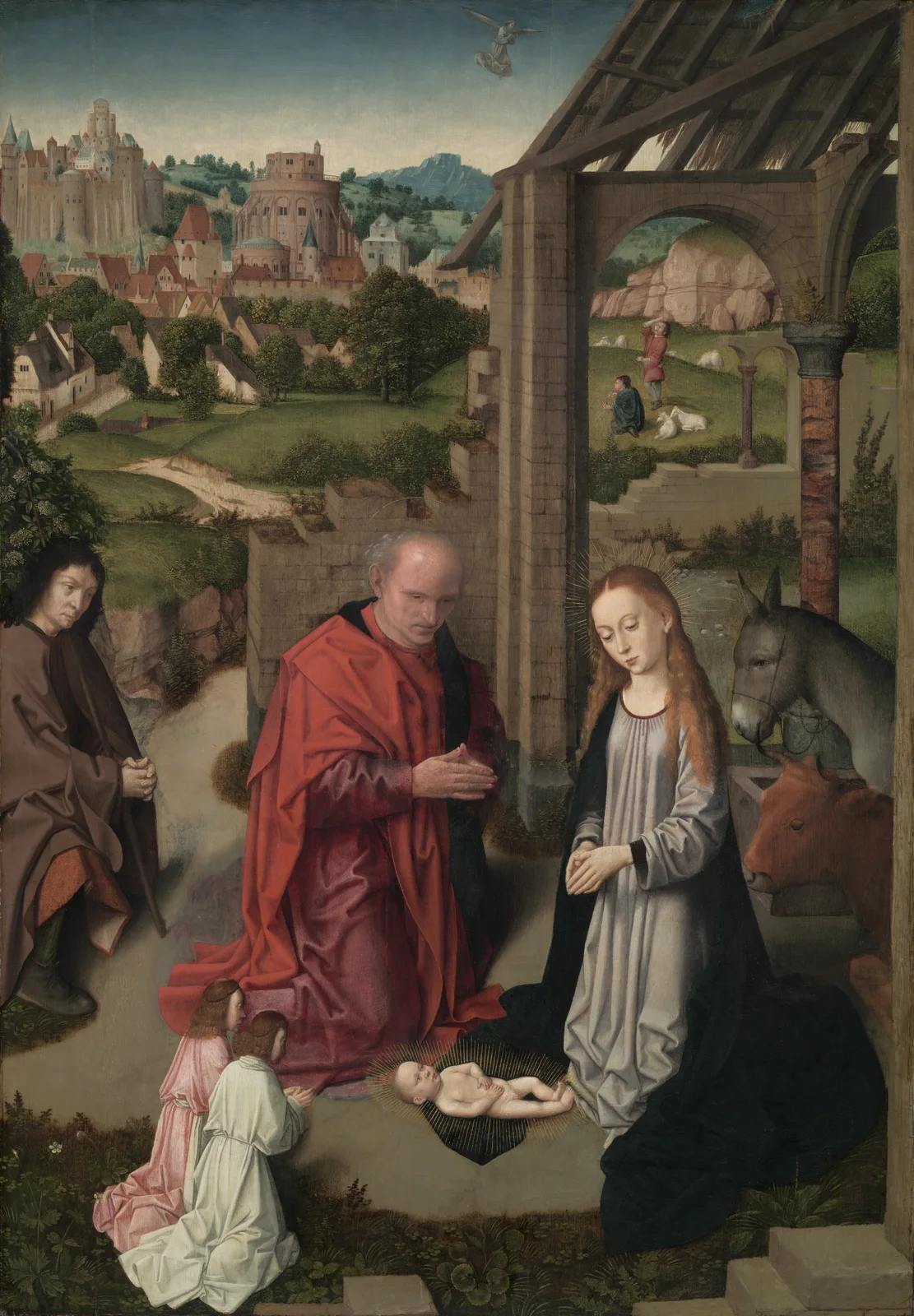 The Nativity av Gerard David