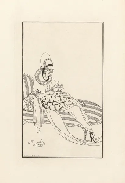 Journal des Dames et des Modes, Costumes Parisiens av Gerda Wegener