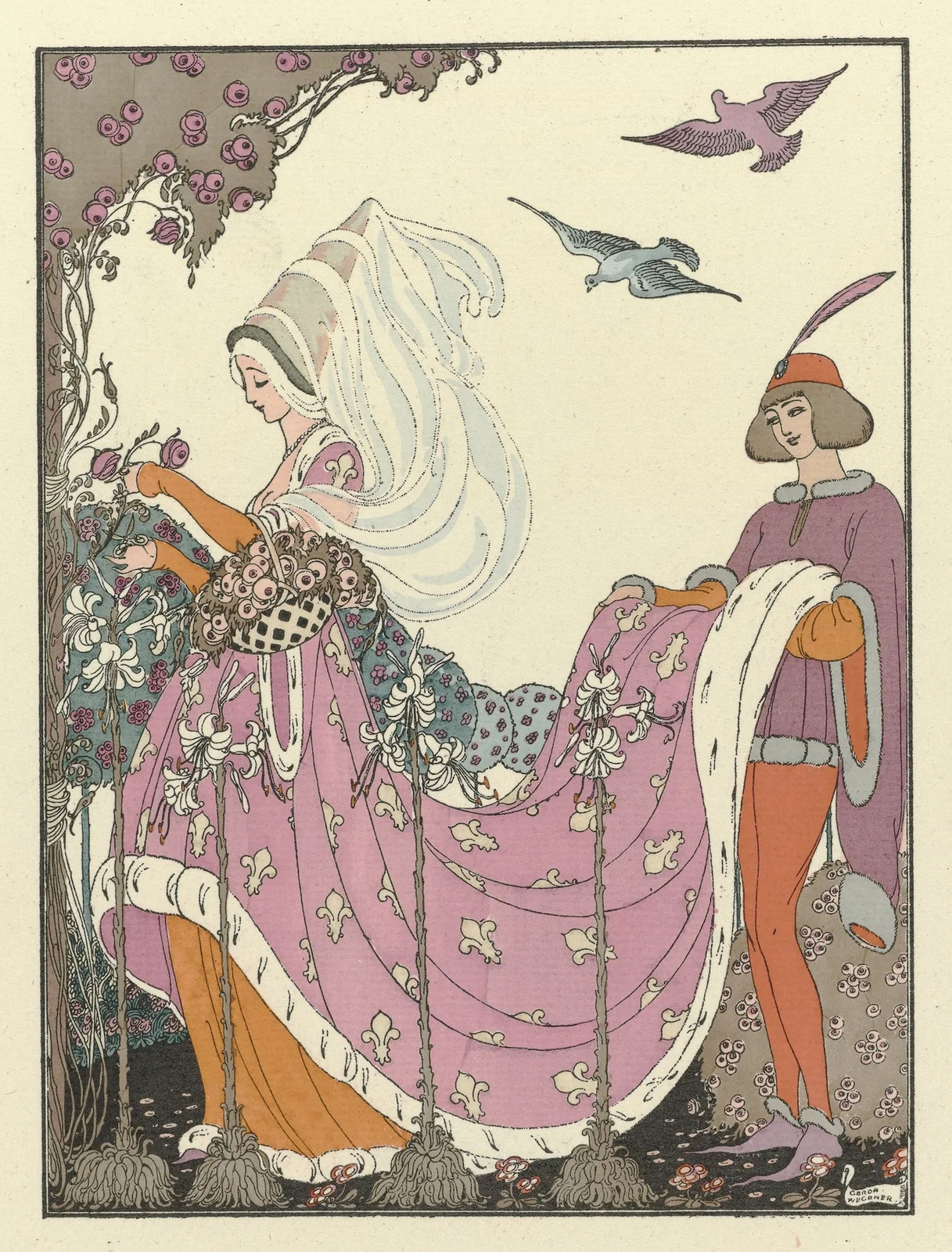 La jolie Cueillette av Gerda Wegener