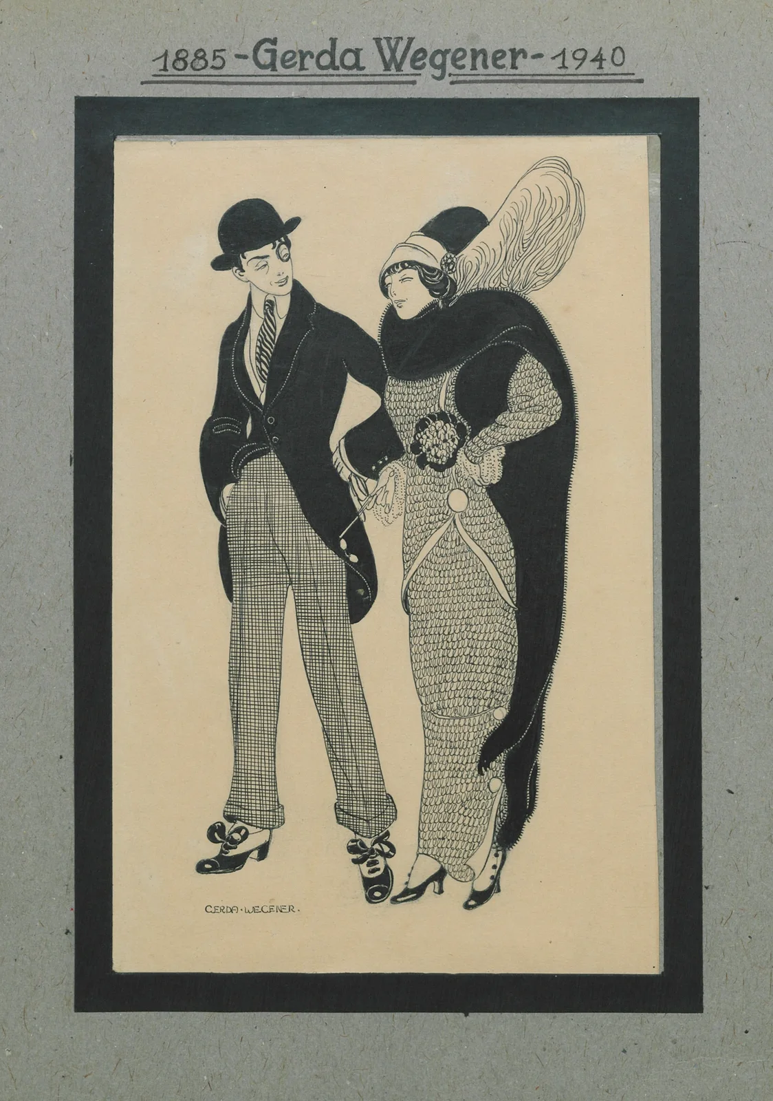 Man and Woman av Gerda Wegener