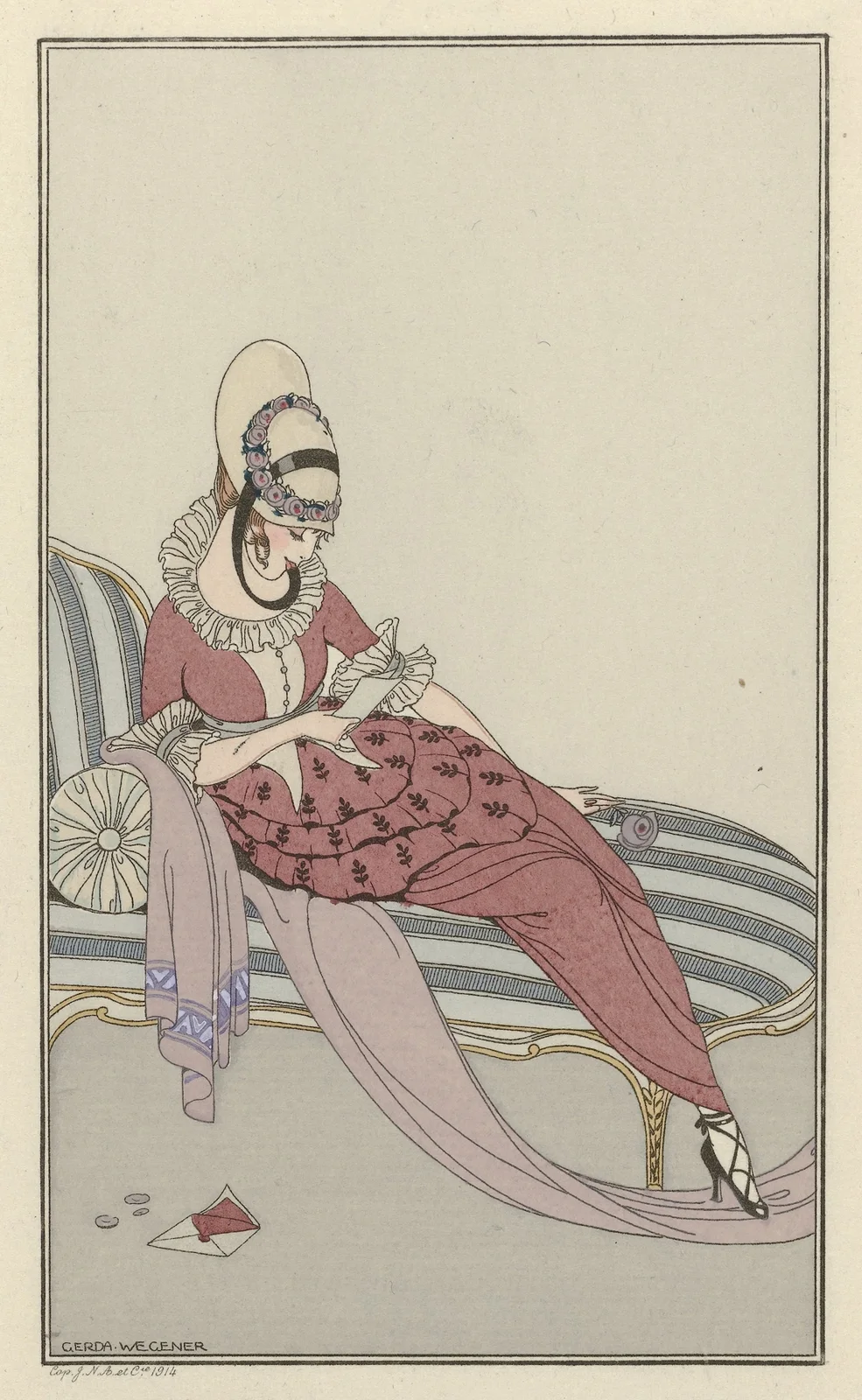 Robe de gabardin av Gerda Wegener