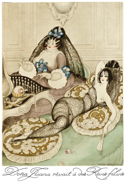 Sur talons rouges pl 10 av Gerda Wegener